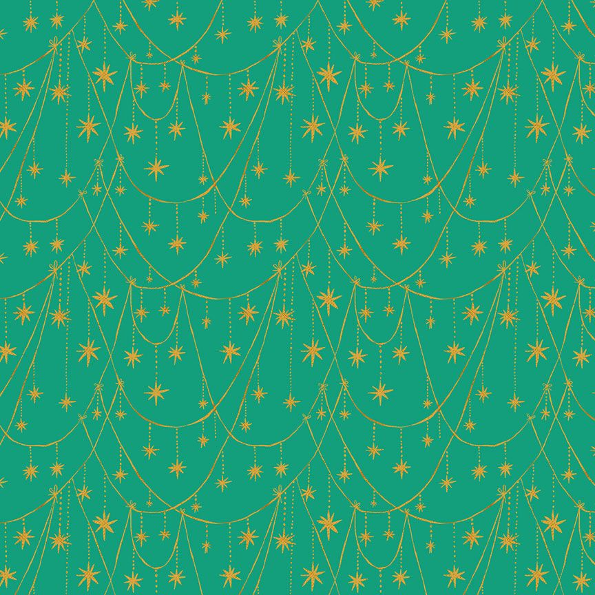 Star Garland in Peacock