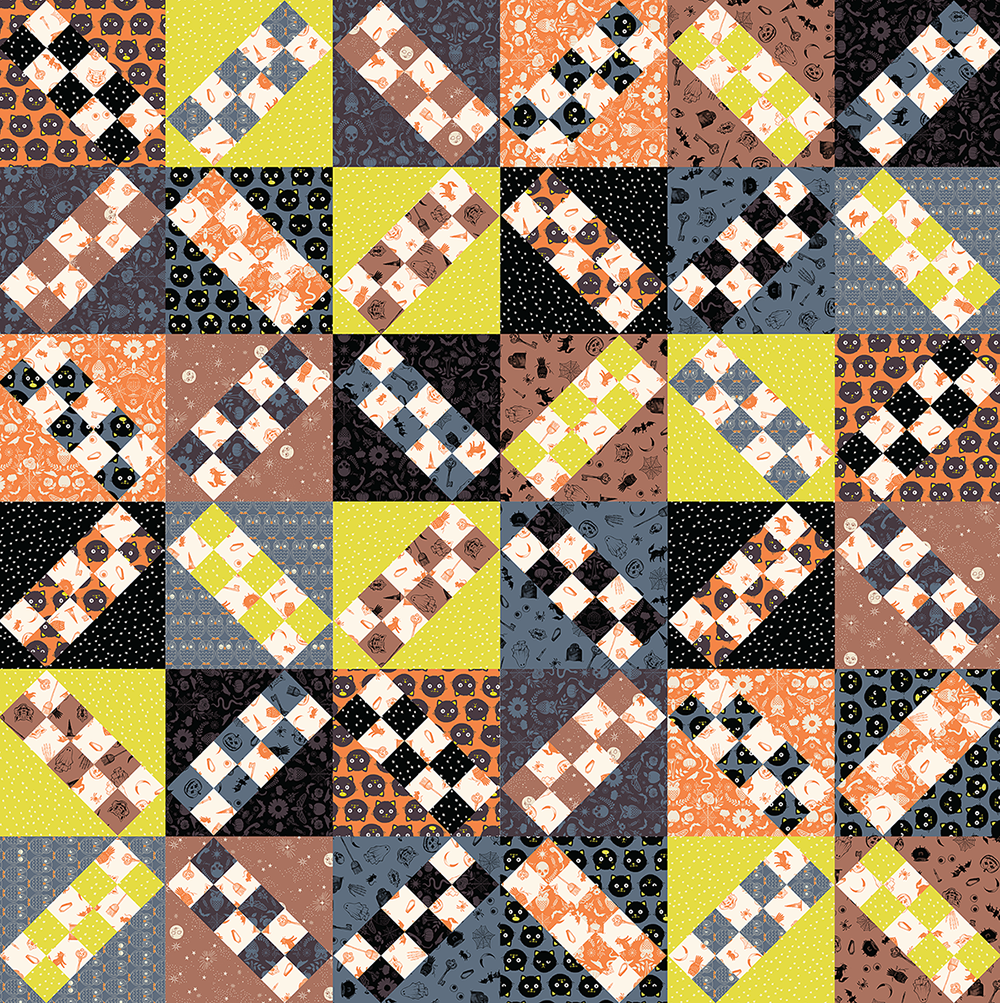 Five and Dime Printed Quilt Pattern