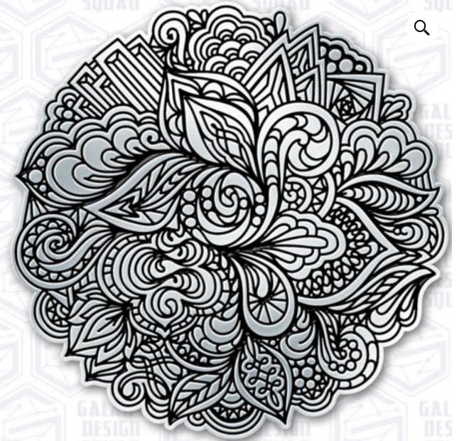 "10 Years of Graffiti Quilting" Enamel Pin