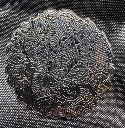 "10 Years of Graffiti Quilting" Enamel Pin