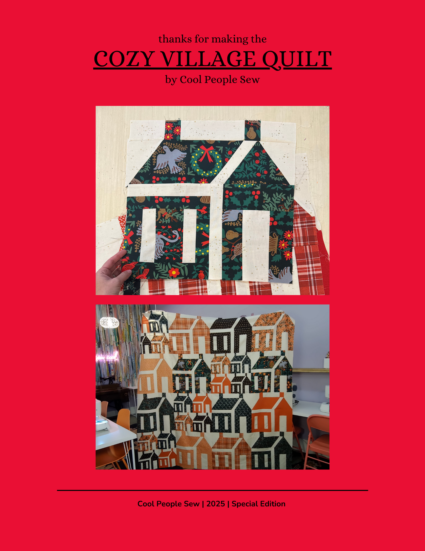 Cozy Village Quilt Pattern