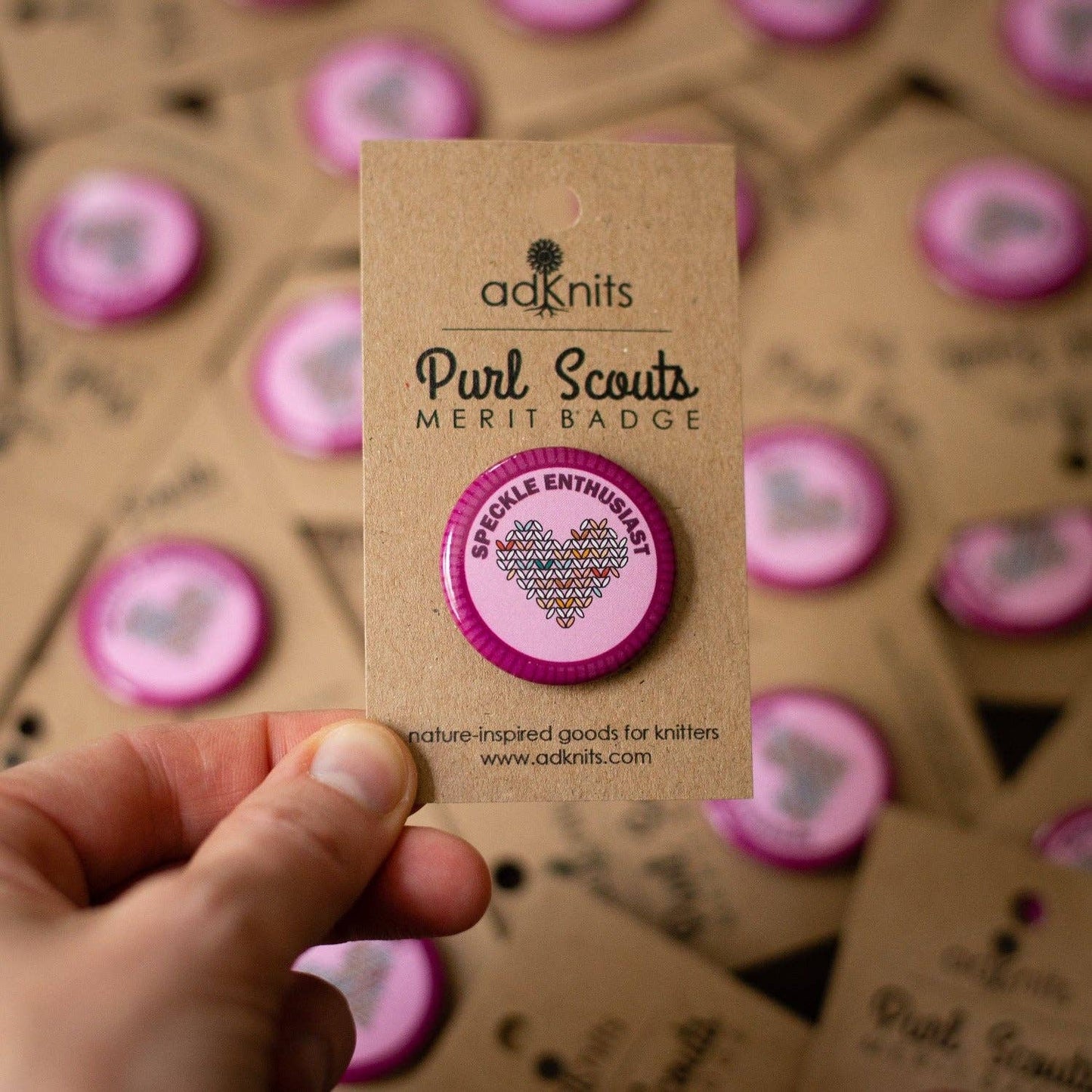 Speckle Enthusiast Knitting Merit Badge