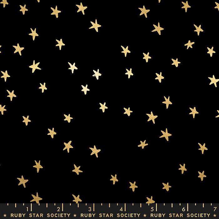 Starry in Metallic Black Gold