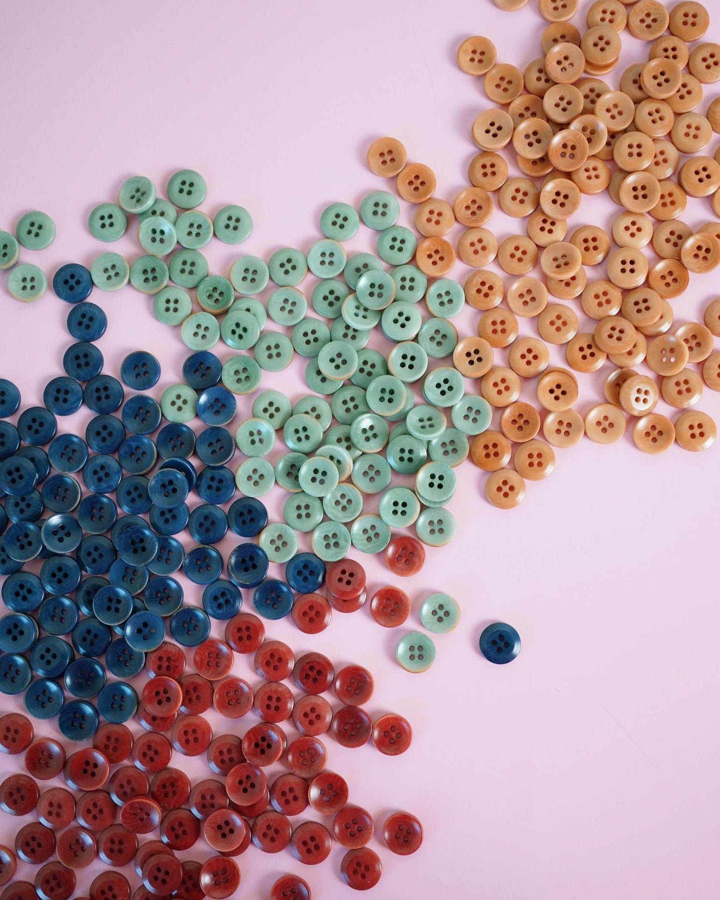 Midnight 1/2" Corozo Nut Buttons: Set of 8