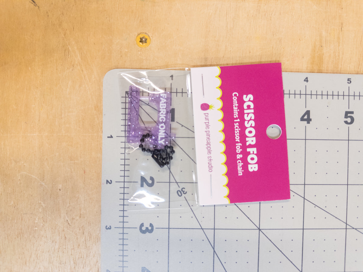 "Fabric Only" Scissor Fob