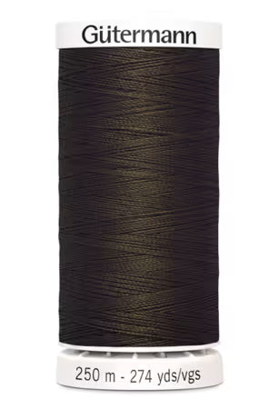 Espresso - Sew-all Polyester All Purpose Thread 250m/273yds