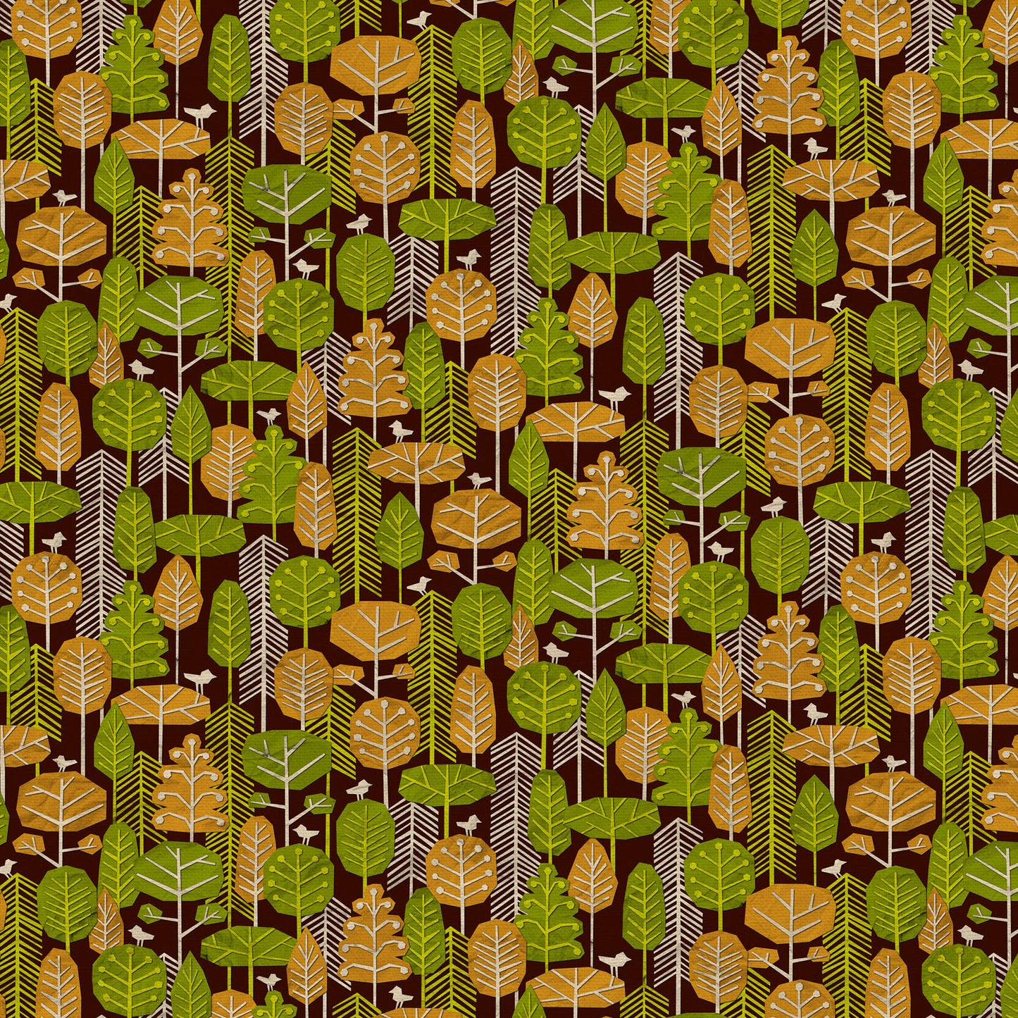 Paper Forest in Green