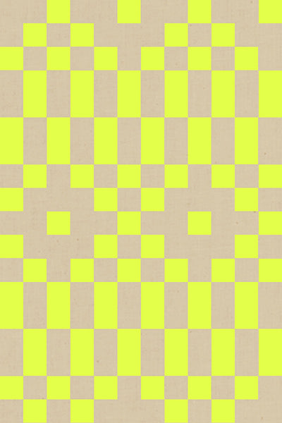 Bitmapped in Neon Yellow