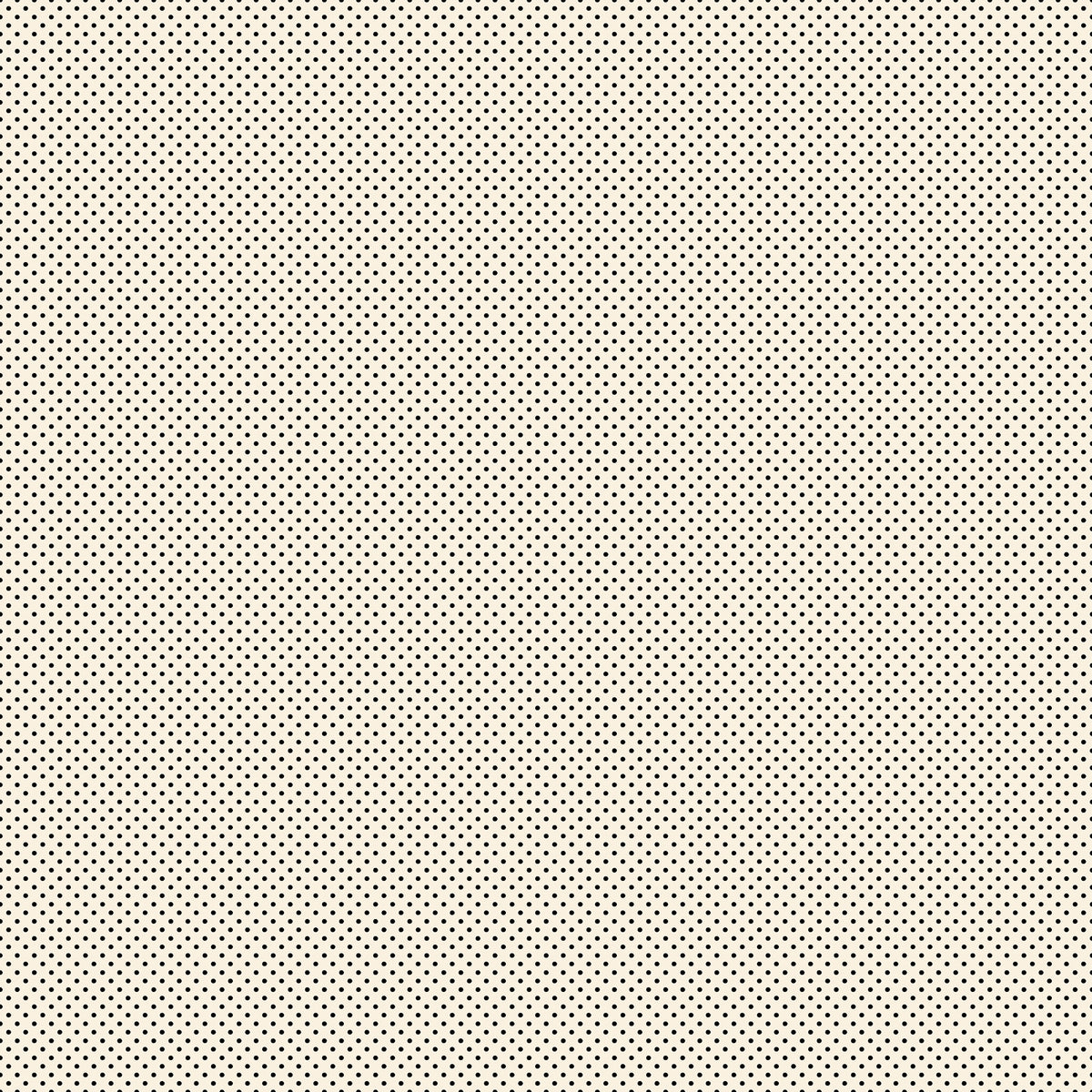 Mini Dot in Black on Natural