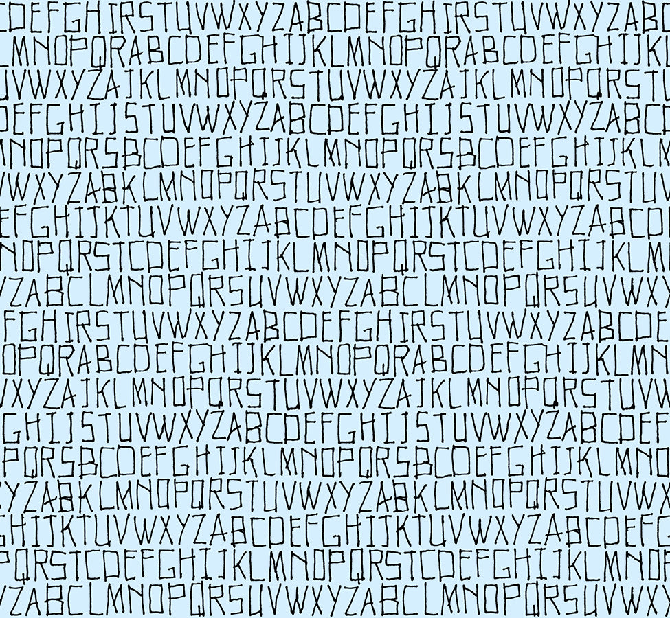Alphabet in Ethereal