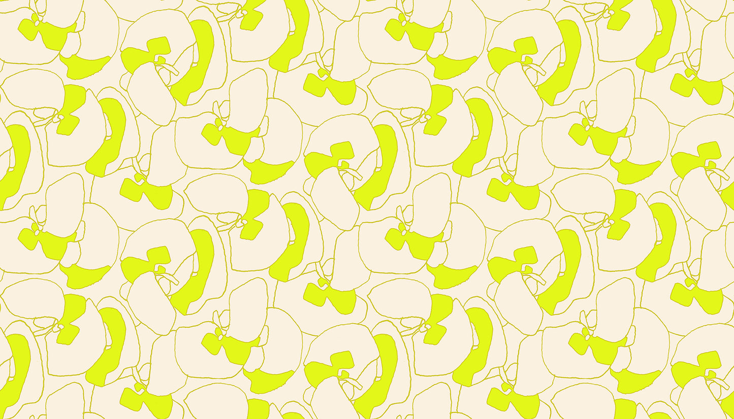 Sea Grapes in Neon Yellow CANVAS