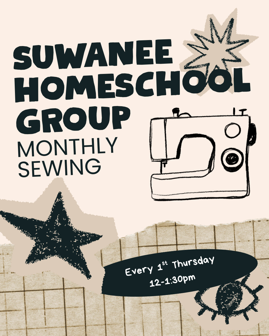 Suwanee Homeschool Group - Monthly Sewing Club!