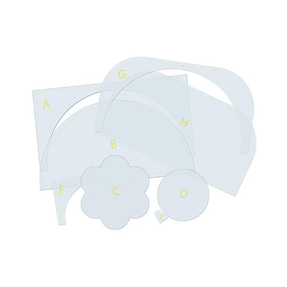 Vantage Point Quilt Acrylic Template Set