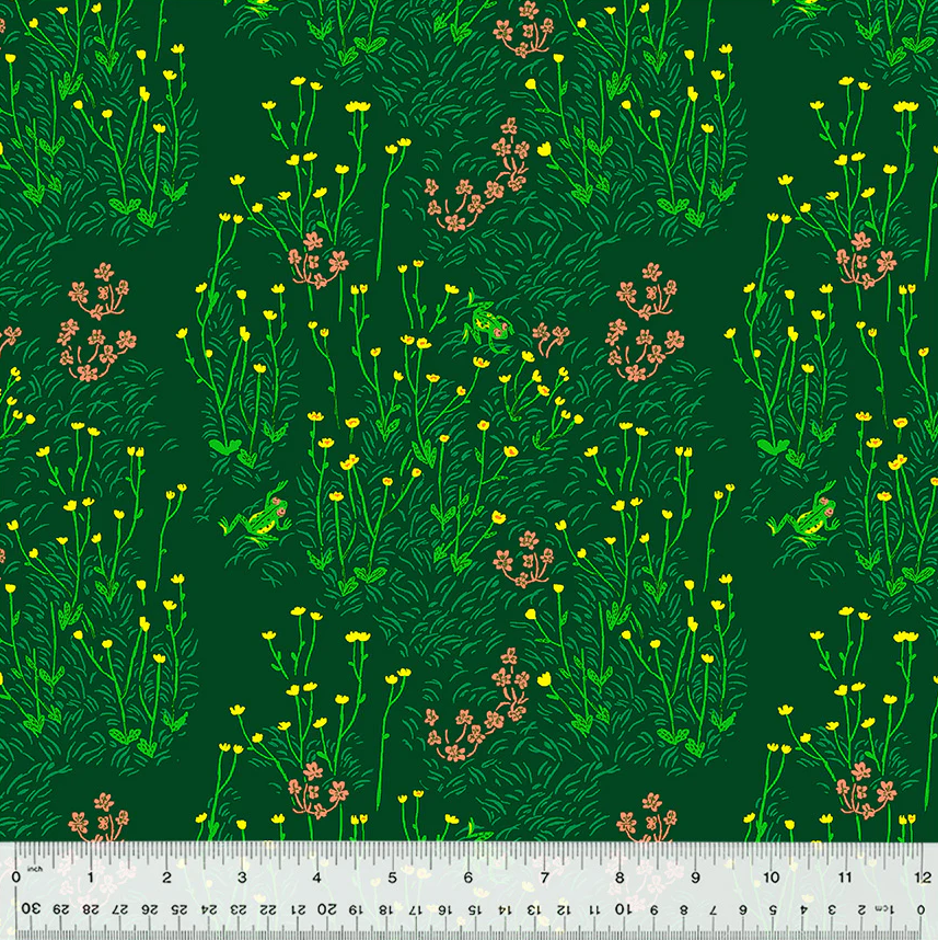 Tall Buttercups in Dark Green