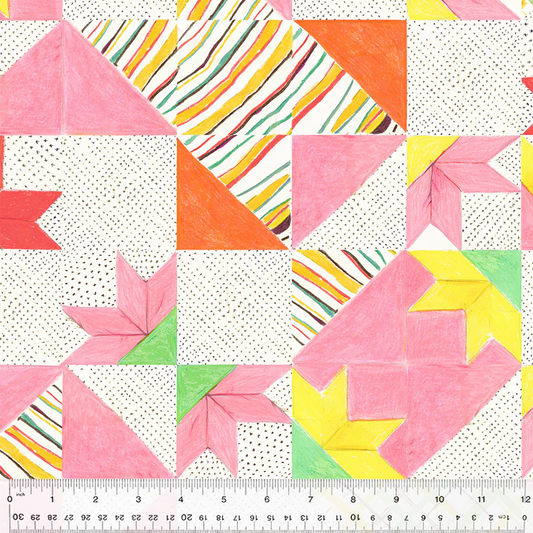 Bee's Quilt in White