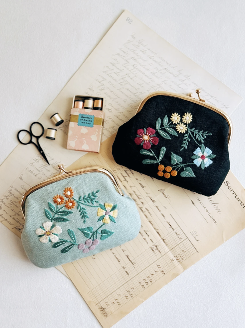 Vintage Floral Purse Kit