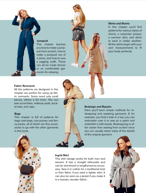 Sew for Yourself: 50 Great Garments from Recycled Fabric Using 5 Basic Patterns BOOK