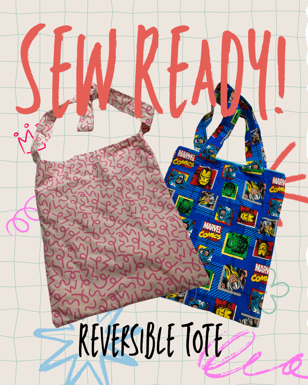 Sew Ready! Reversible Tote
