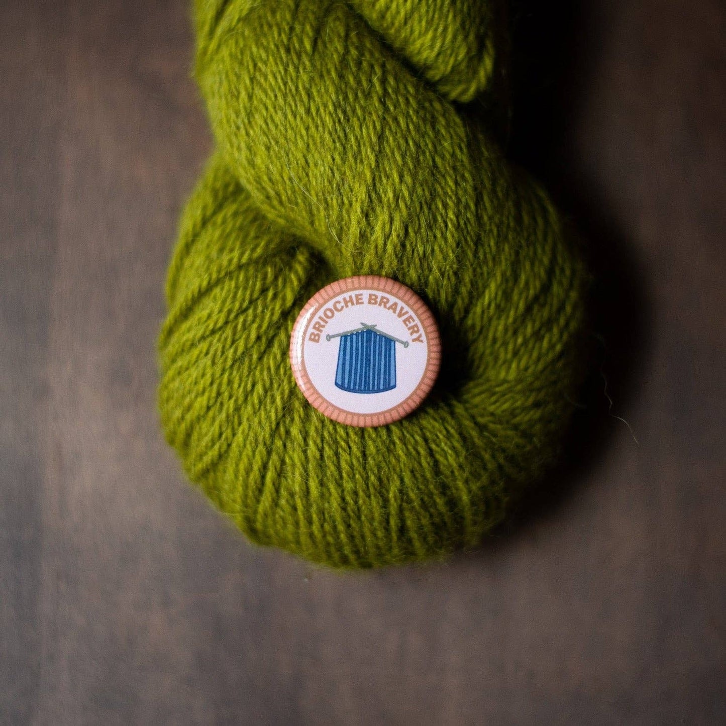 Brioche Bravery Knitting Merit Badge