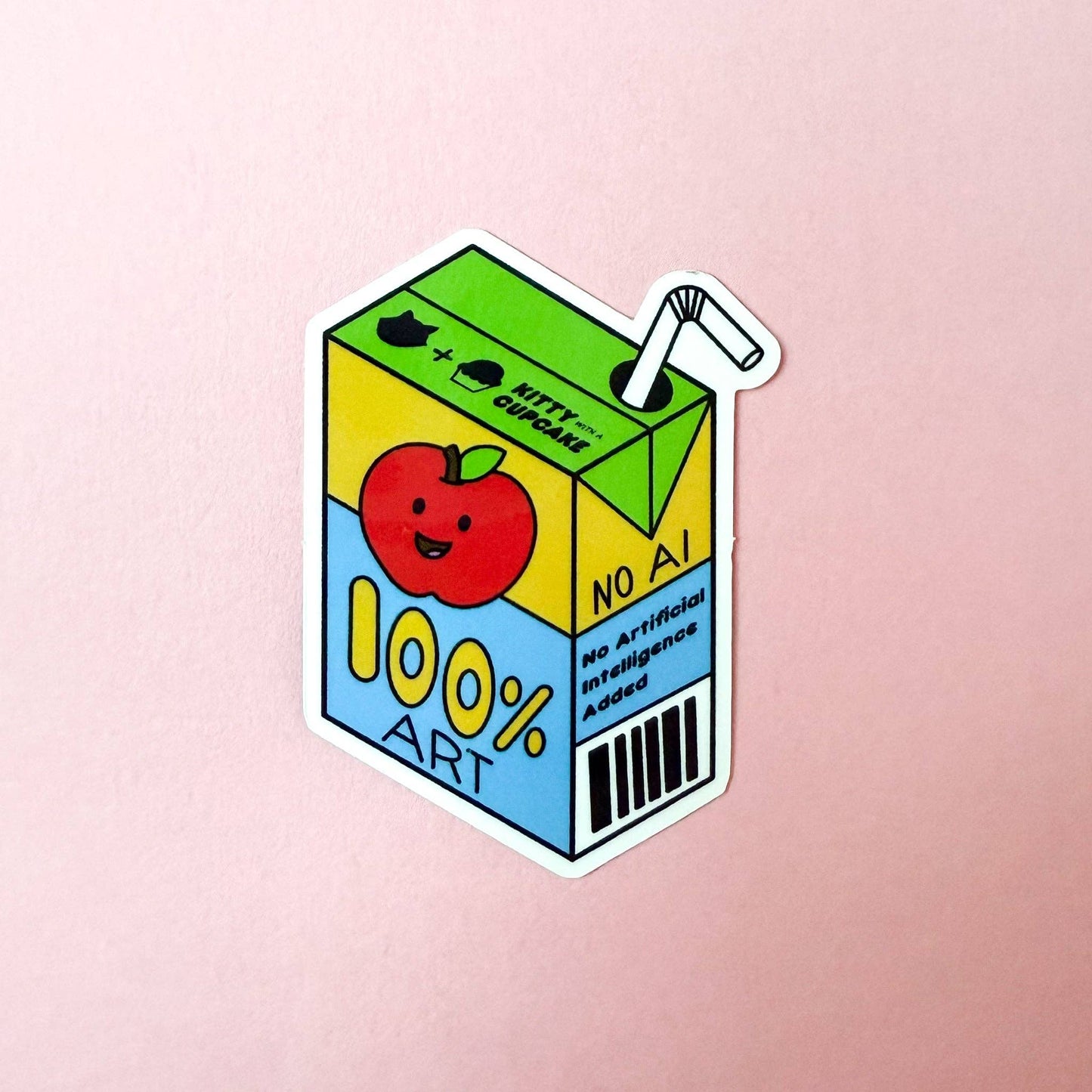100% Art Juicebox Sticker