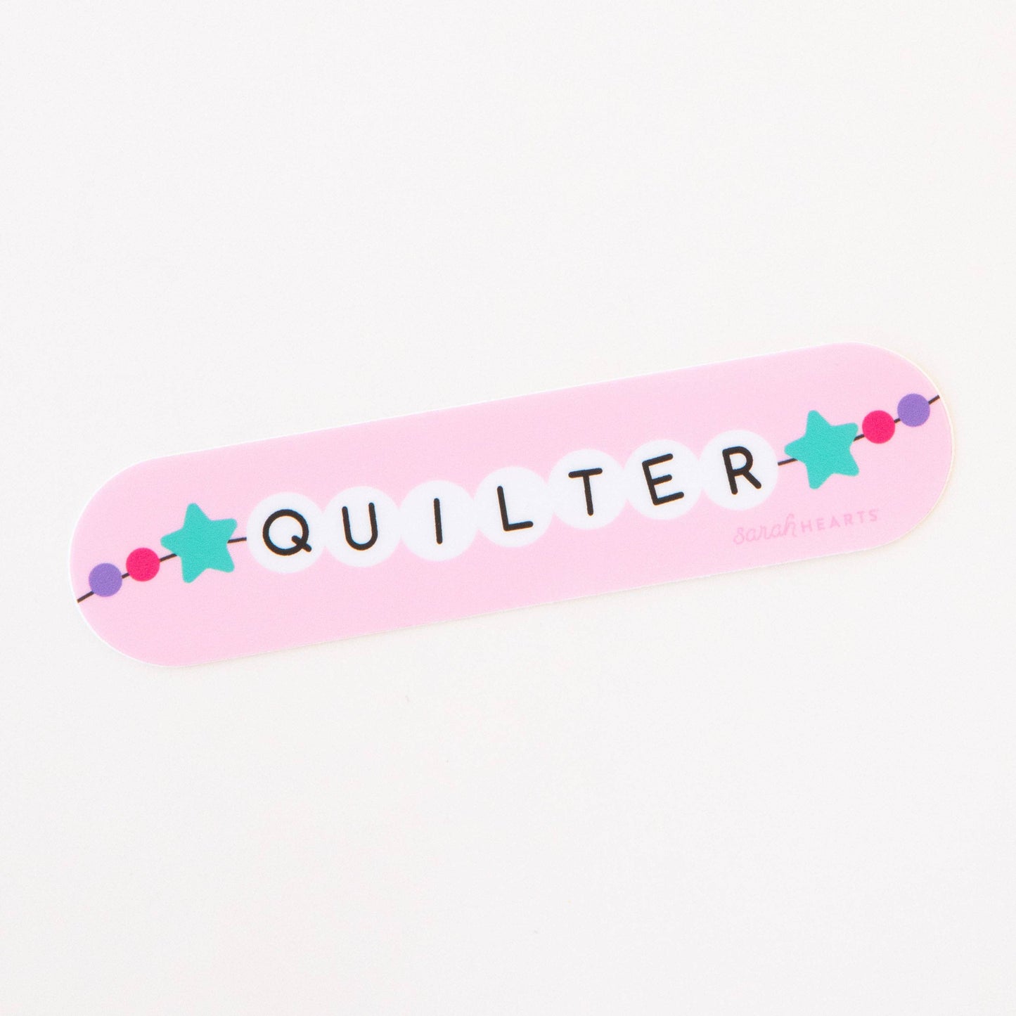 Quilter Friendship Bracelet Sticker