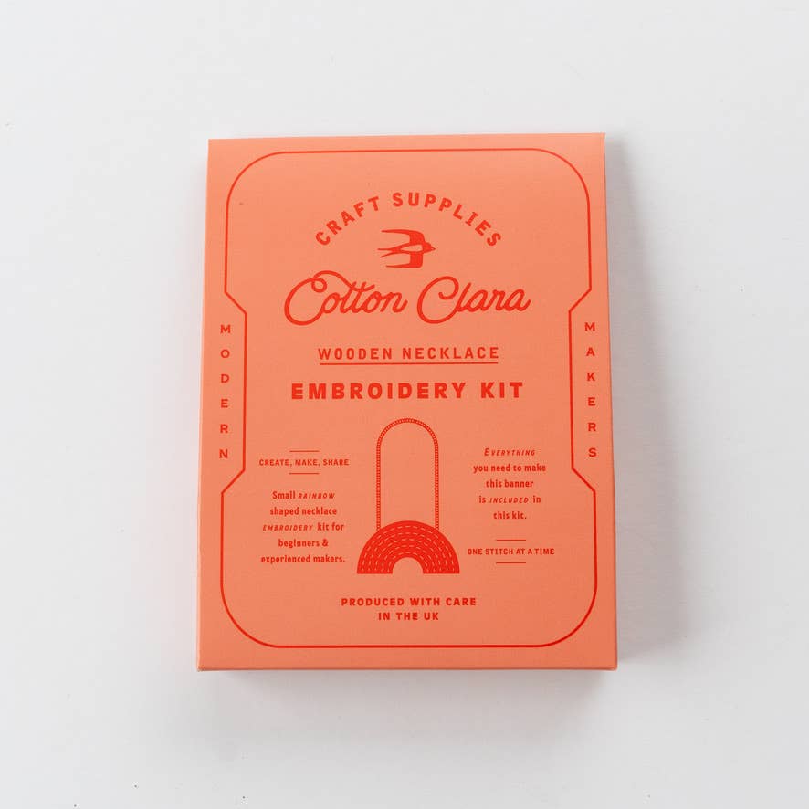 Rainbow Necklace Embroidery Board Kit