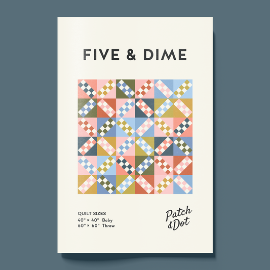 Five and Dime Printed Quilt Pattern