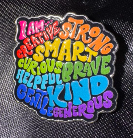 "I am..." Enamel Pin