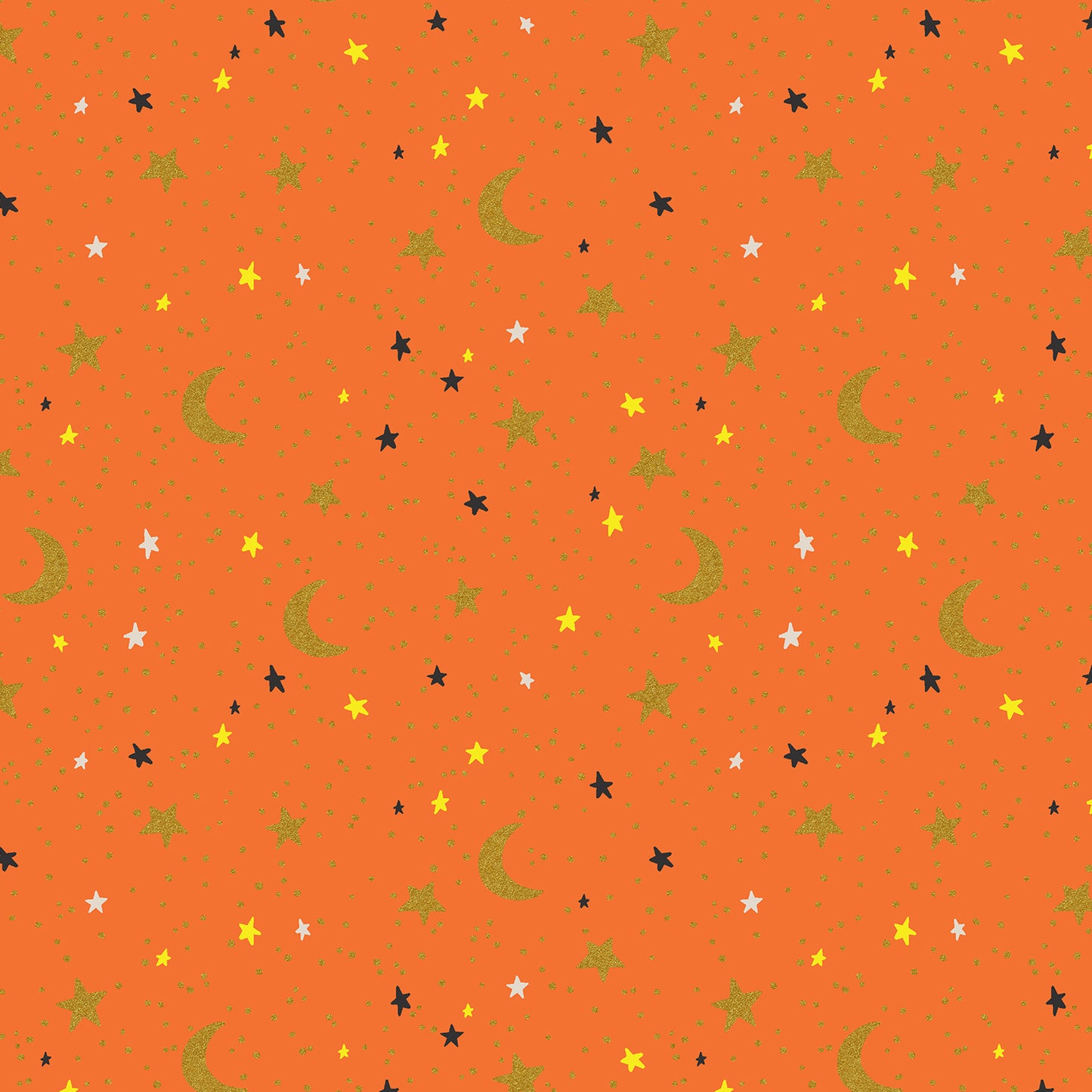 October Night in Orange Metallic