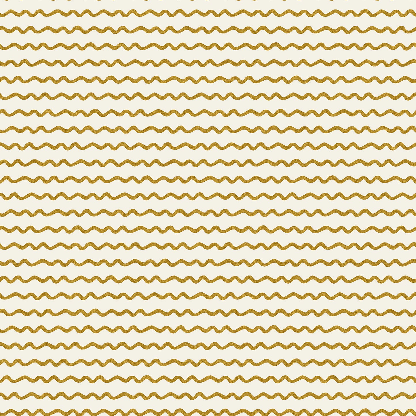 Rickrack in Cream And Gold Metallic