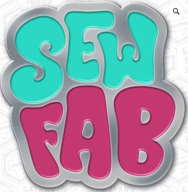 "Sew Fab" Enamel Pin