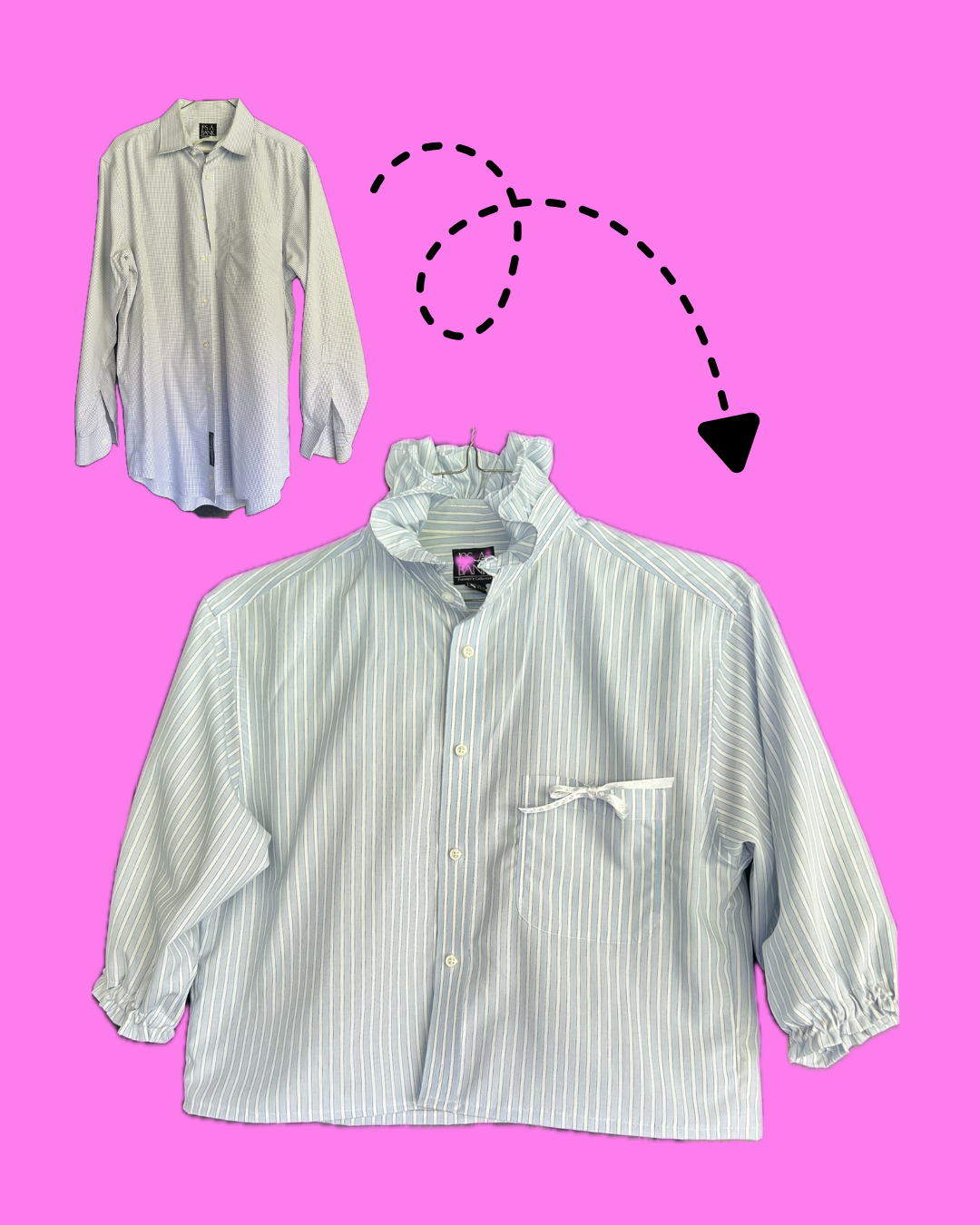 Bring Your Own Garment: Ruffle Collar Shirt