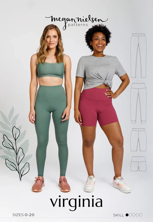 Virginia Legging and Bike Short- paper pattern