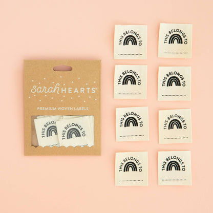 This Belongs To - Kids School Organic Cotton Clothing Tags