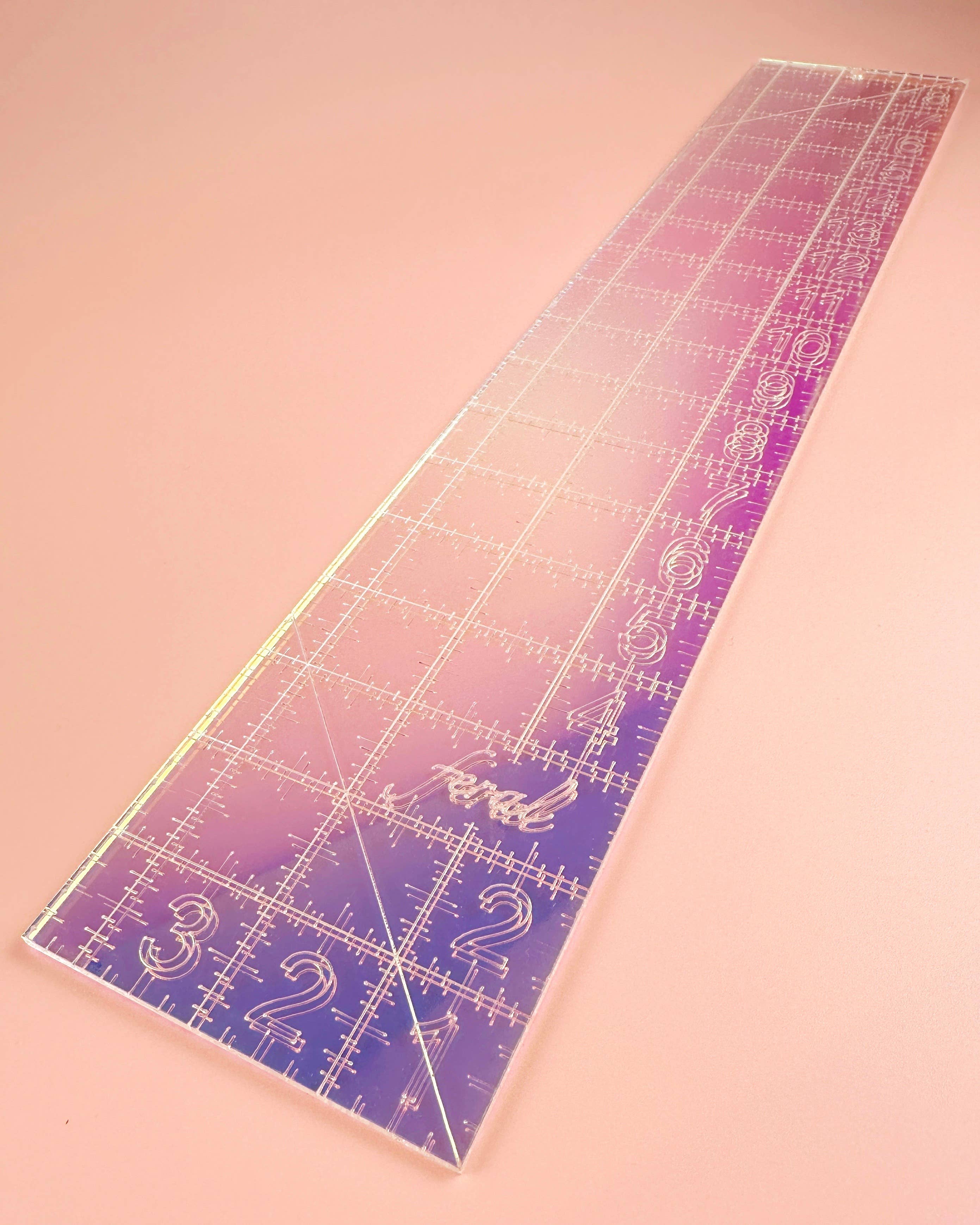 Fat Quarter Quilting Ruler : Iridescent – Cool People Sew