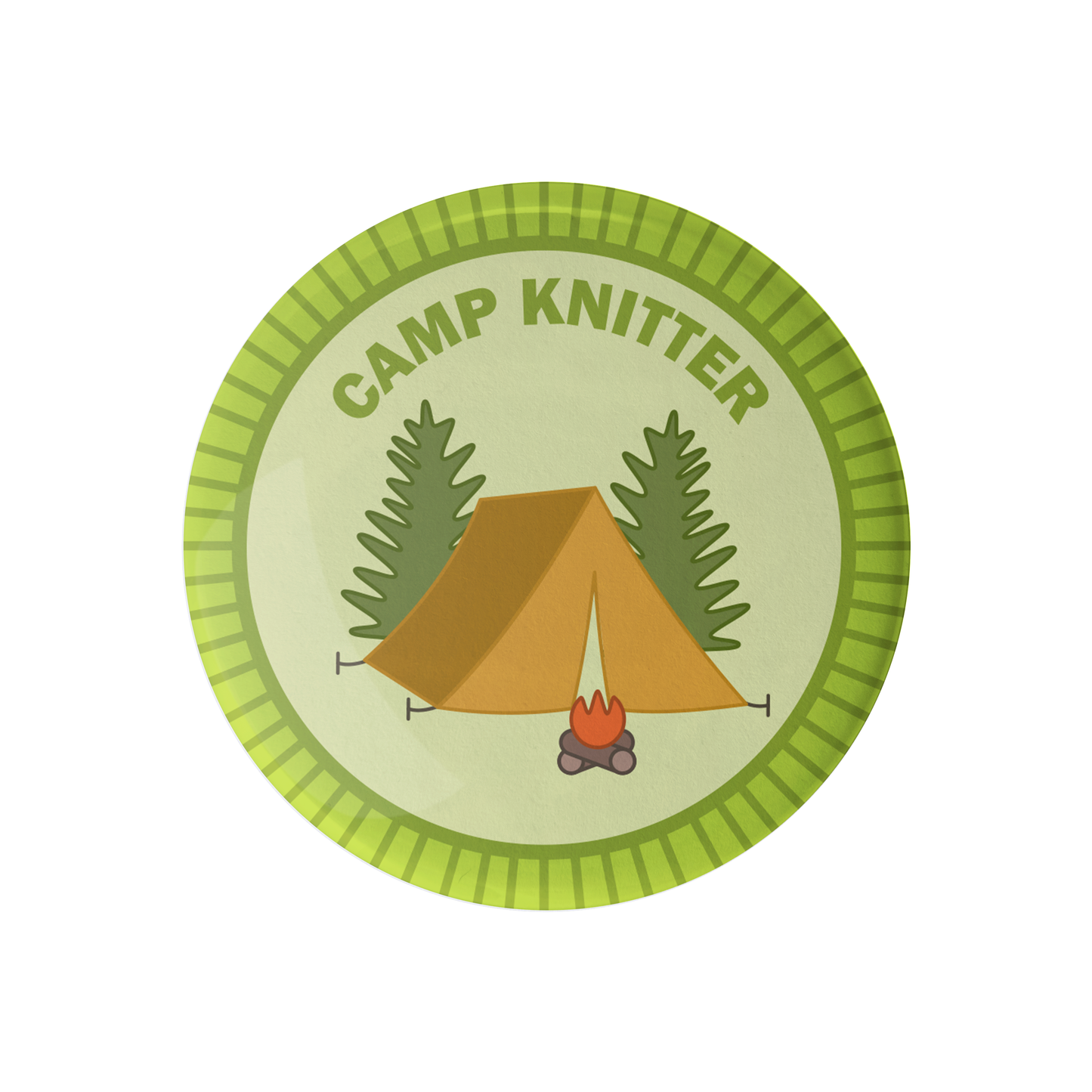 Camp Knitter Knitting Merit Badge