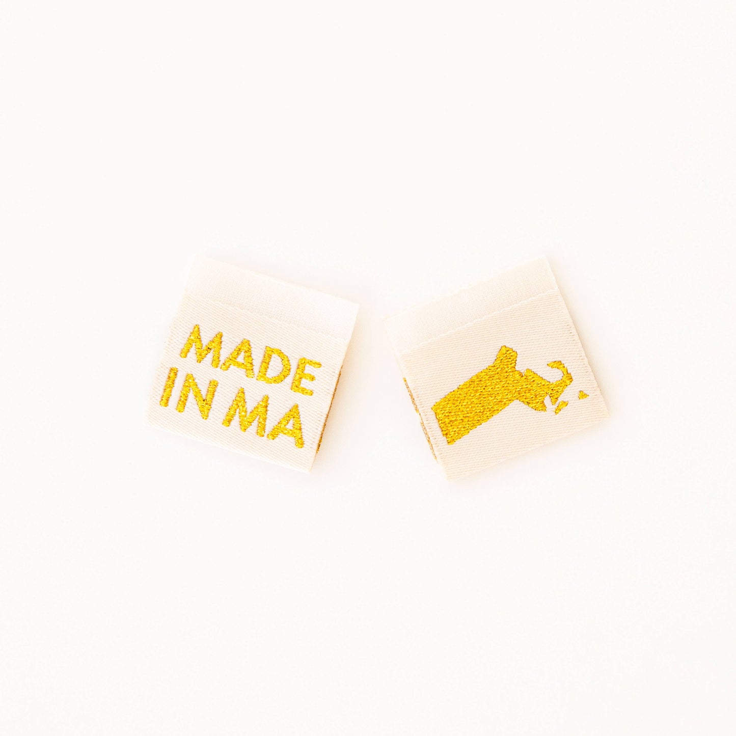 Made in My State Gold Woven Labels: Georgia