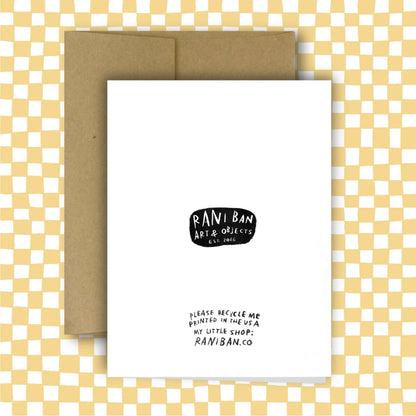 CROSS STITCH WELCOME TO EARTH LITTLE BABY Greeting Card