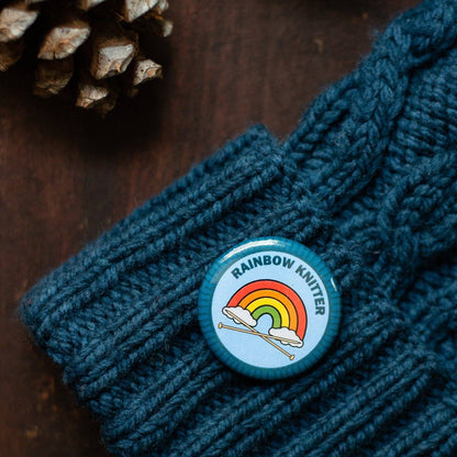 Rainbow Knitter Knitting Merit Badge