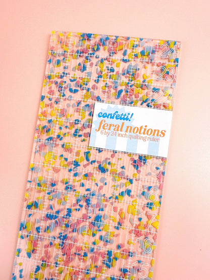 6 x 24 Confetti Quilting Ruler