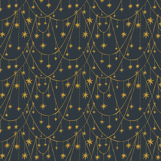 Star Garland in Slate