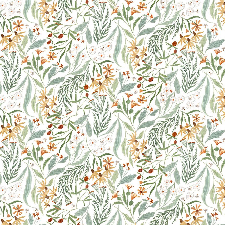 Spring Field in White
