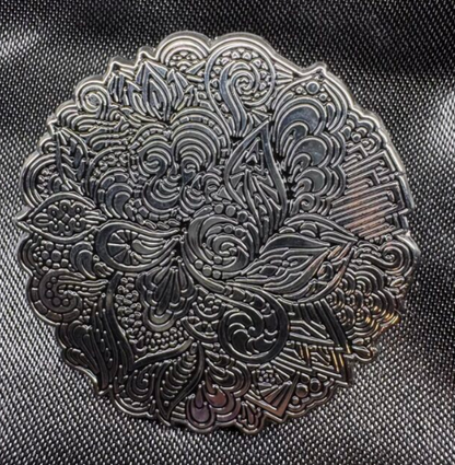 "10 Years of Graffiti Quilting" Enamel Pin