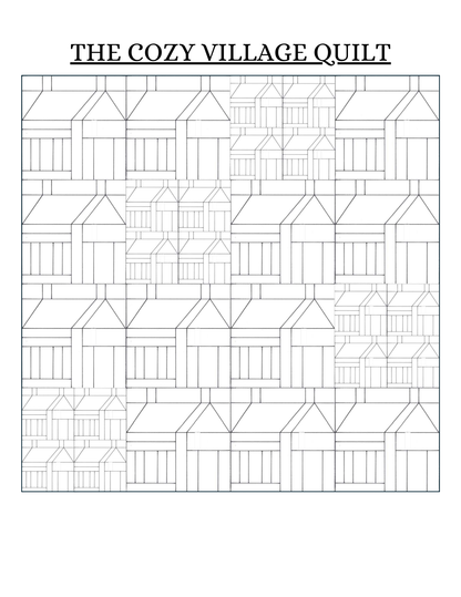 Cozy Village Quilt Pattern