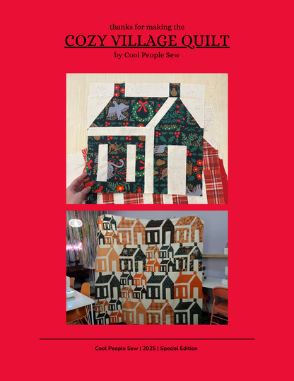 Cozy Village Quilt Pattern