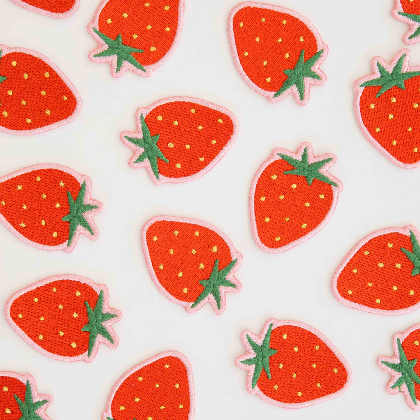 Strawberry Iron-On Patch