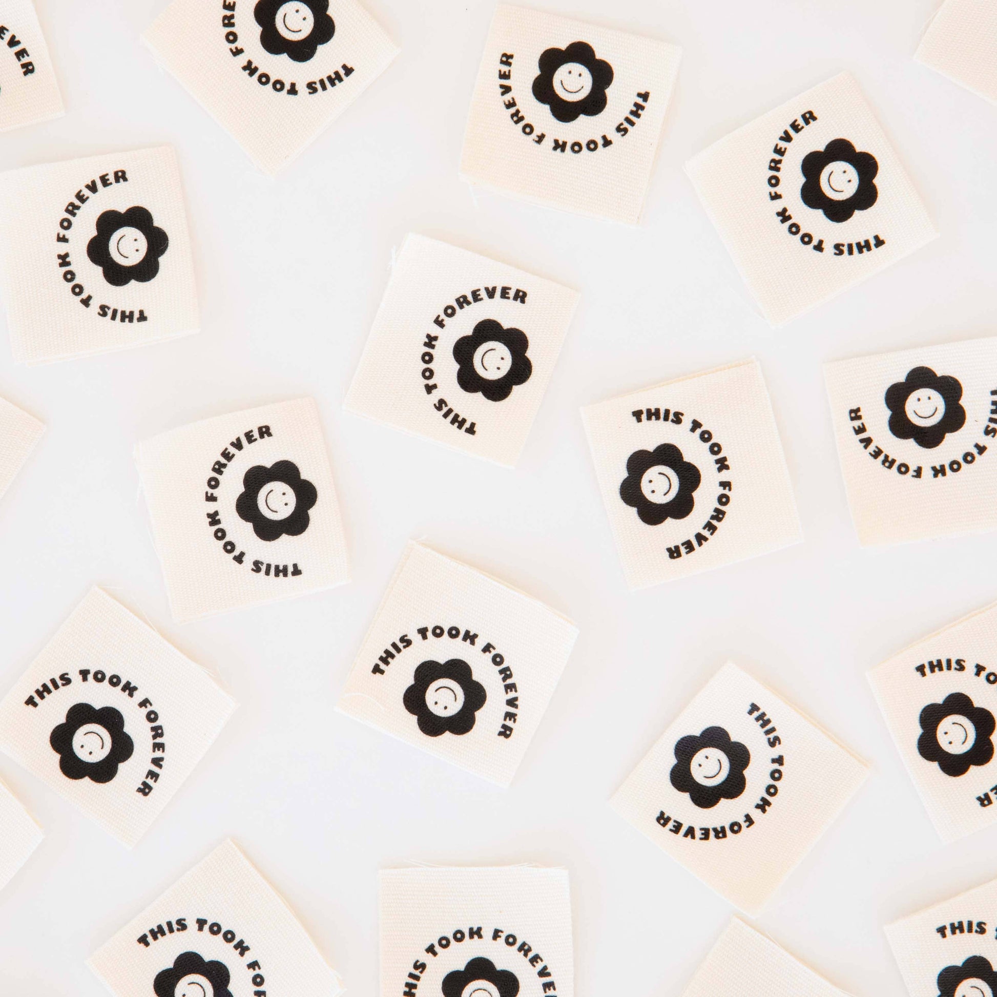 This Took Forever Organic Cotton - Sewing Woven Labels This Took Forever Organic Cotton - Sewing Woven Labels