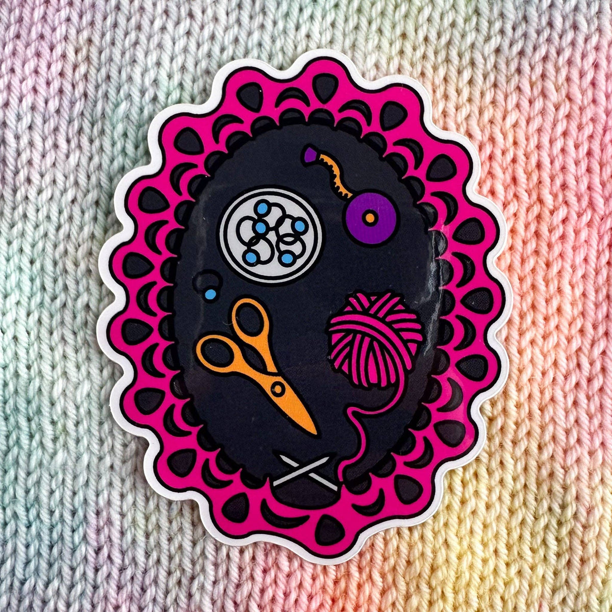 Next Session Sticker Knitting Session Sticker – Cool People Sew