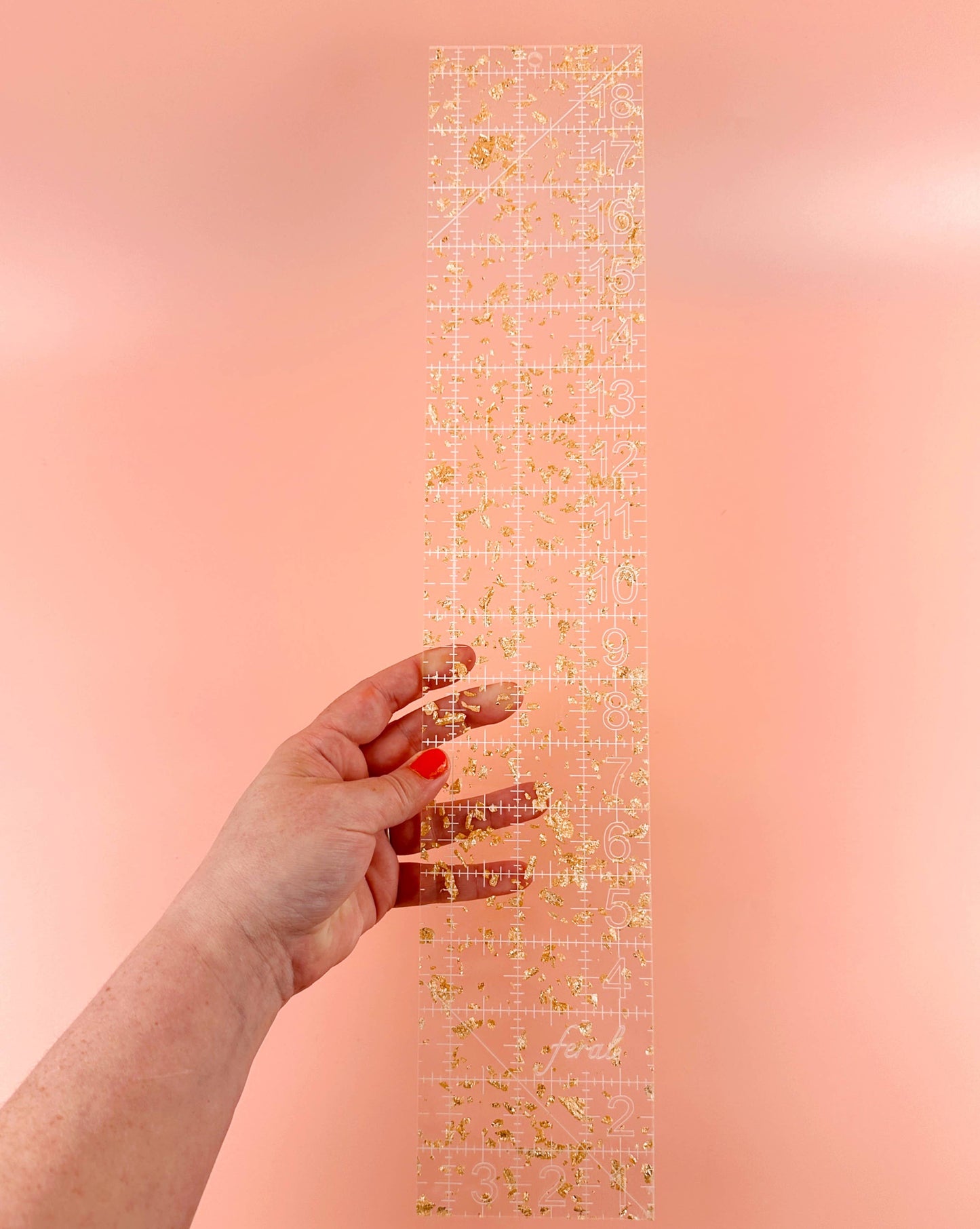 Fat Quarter Quilting Ruler : Confetti