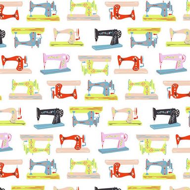 Stitch & Glow in White